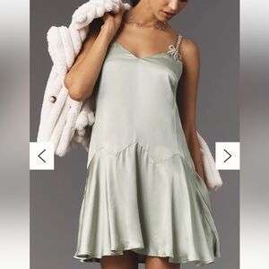 Anthropologie Sage Green Chemise